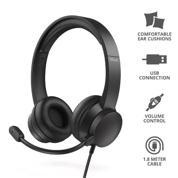 HS-200 ON-EAR USB HEADSET