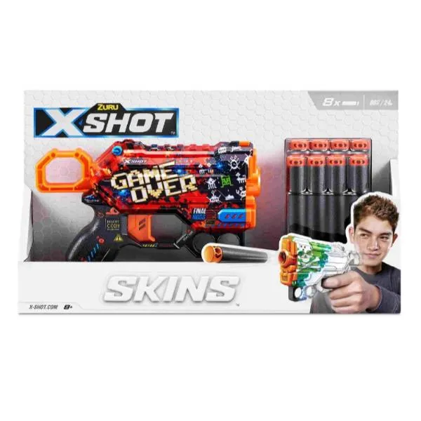 X-SHOT SKINS - MANACE CON 8 DARDI