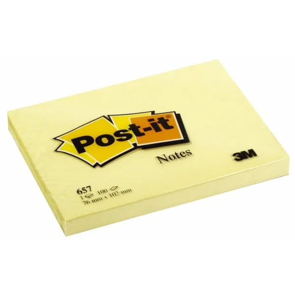 CF12POST-IT NOTE 657GIALLOCANARY