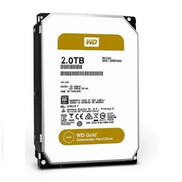 WD GOLD SATA 3 5 128MB (EP)2TB