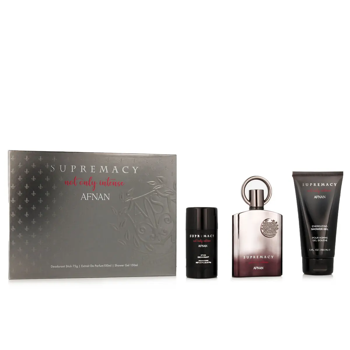 Cofanetto Profumo Uomo Afnan 3 Pezzi Supremacy Not Only Intense