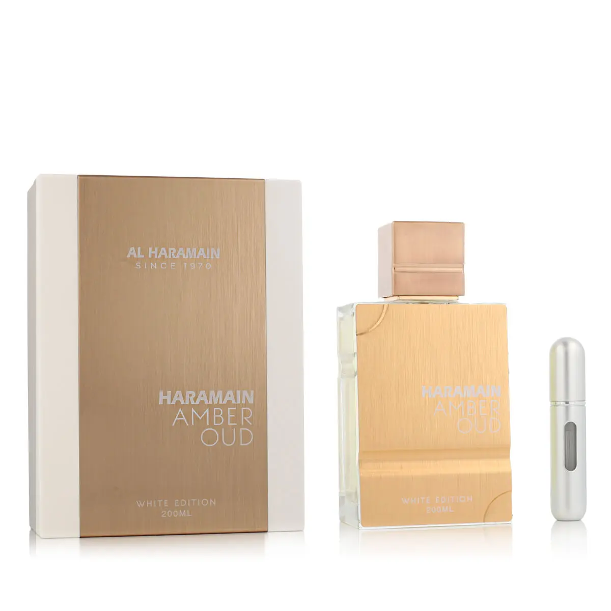 Profumo Unisex Al Haramain Amber Oud White Edition EDP 200 ml