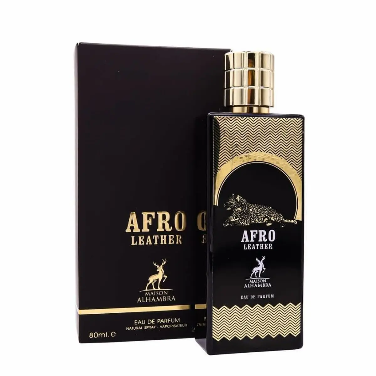 Profumo Uomo Maison Alhambra EDP Afro Leather 80 ml