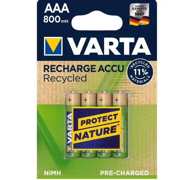 CF4RICARICABILI RECYCLED AAA 800MAH