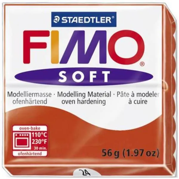 FIMO SOFT 57 G ROSSO INDIGO