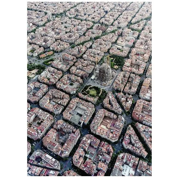 BARCELONA VISTA DALL ALTO- 1000 PZ