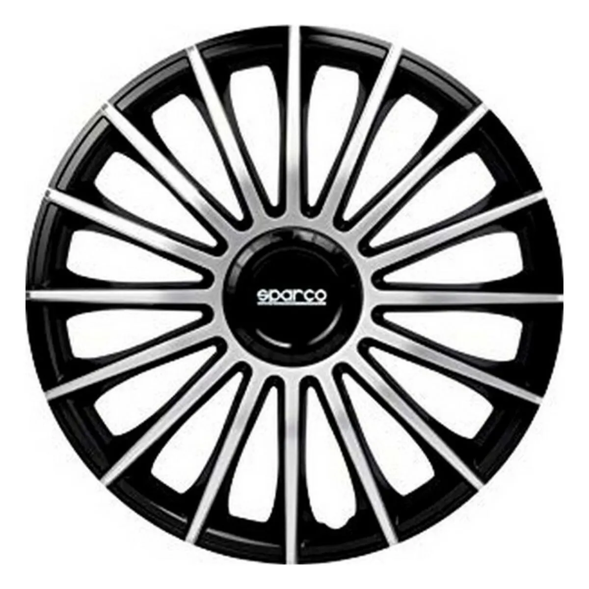 Copri Cerchioni Sparco Torino CS5 Argentato Nero 14"