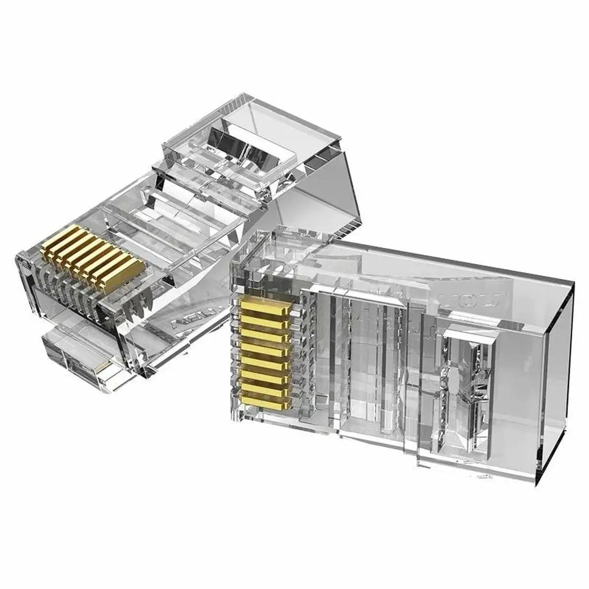 Connettore RJ45 Vention IDBR0-100 Argentato