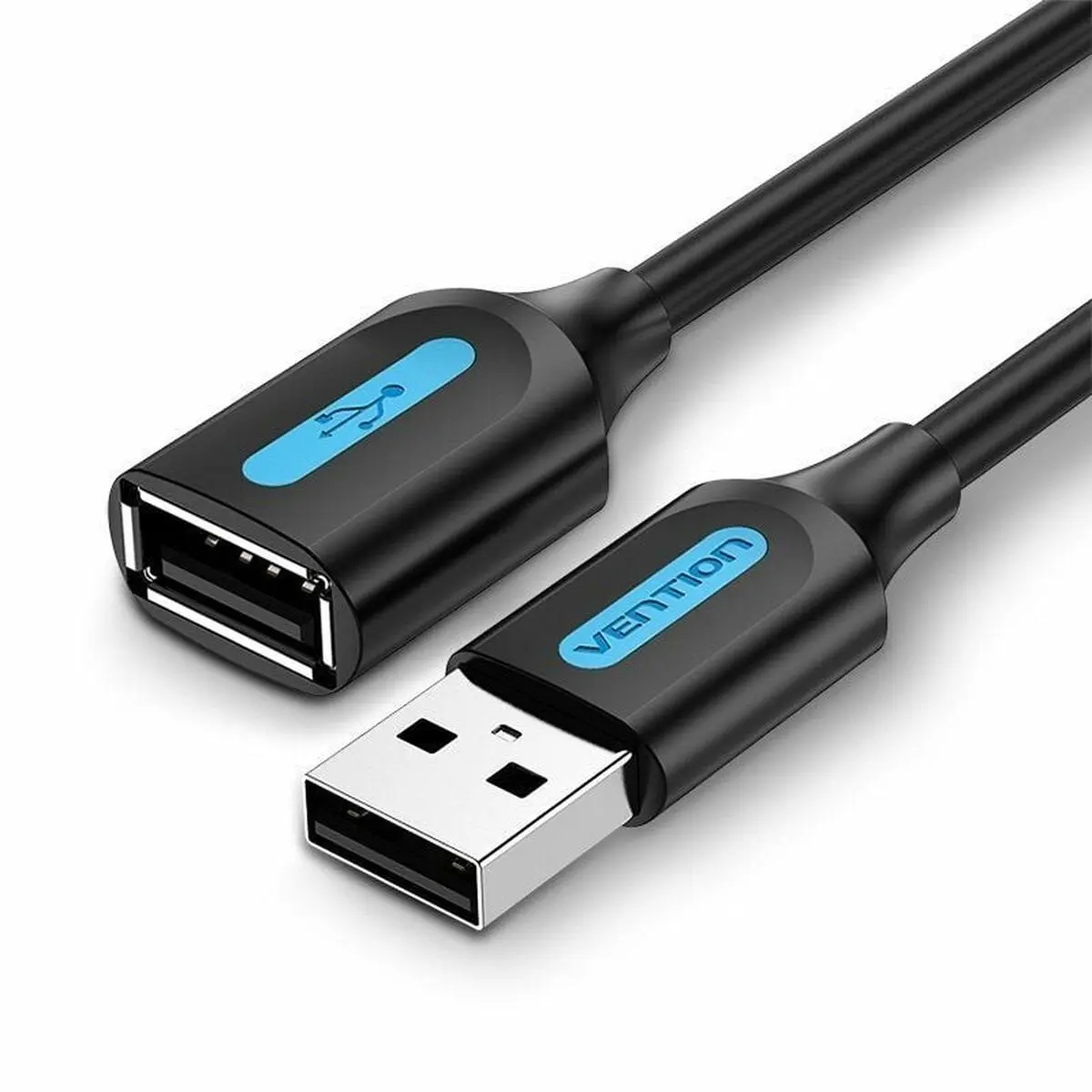 Cavo Prolunga USB Vention CBIBH Nero 2 m (1 Unità)