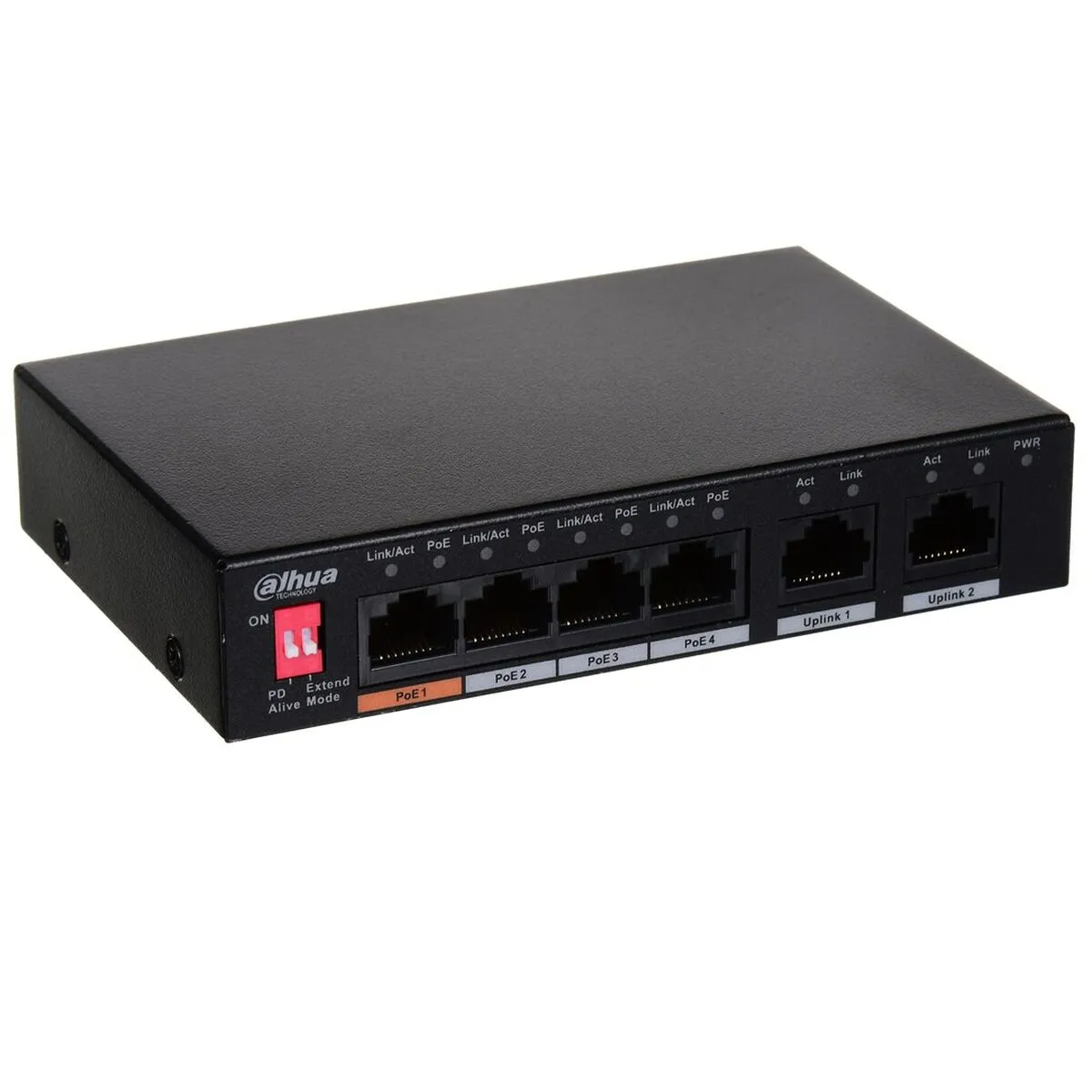 Switch Dahua PFS3006-4ET-60 Nero