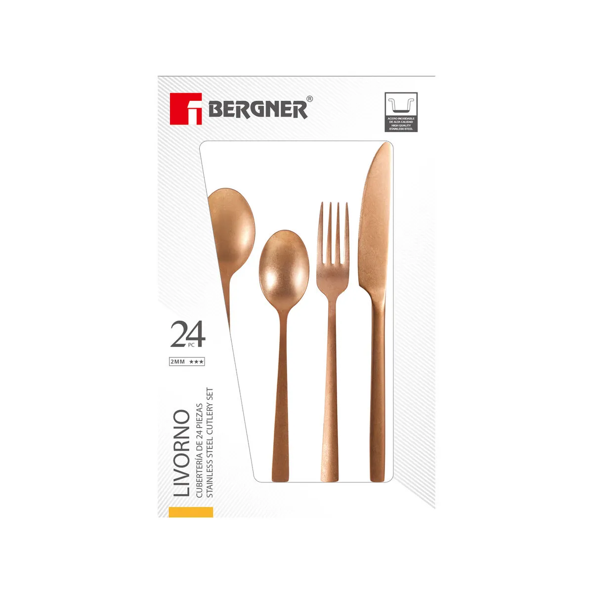 Posate Bergner Q3453 Acciaio inossidabile (24 pcs)