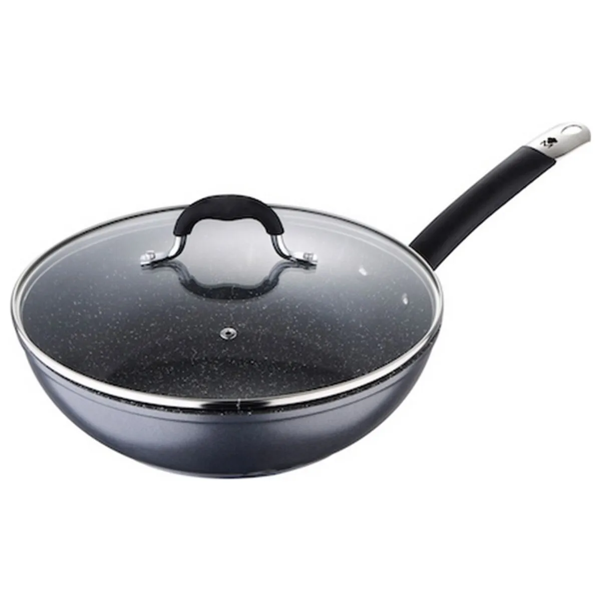 Padella Wok Masterpro Grigio Alluminio Alluminio Forgiato (Ø 28 cm)