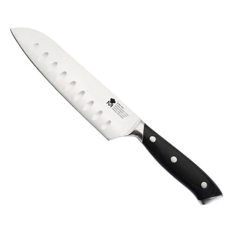 Coltello Santoku Masterpro Nero Acciaio inossidabile