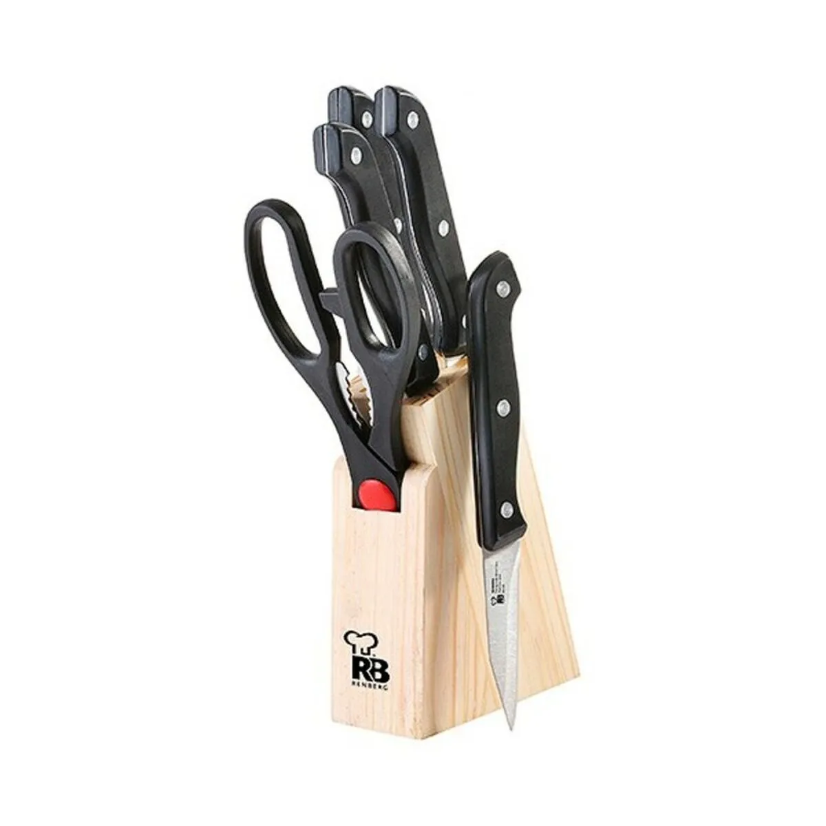 Set di Coltelli da Cucina con Supporto Renberg Bonn Acciaio inossidabile (6 pcs)