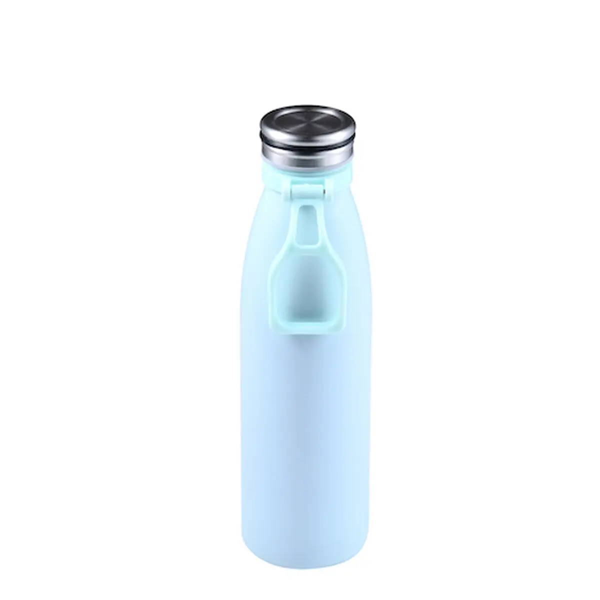 Bottiglia sottovuoto Bergner Azzurro Acciaio inossidabile 500 ml