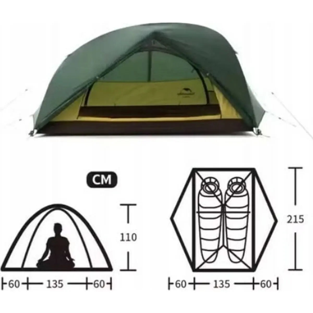 Tenda da Campeggio Naturehike NH17T012