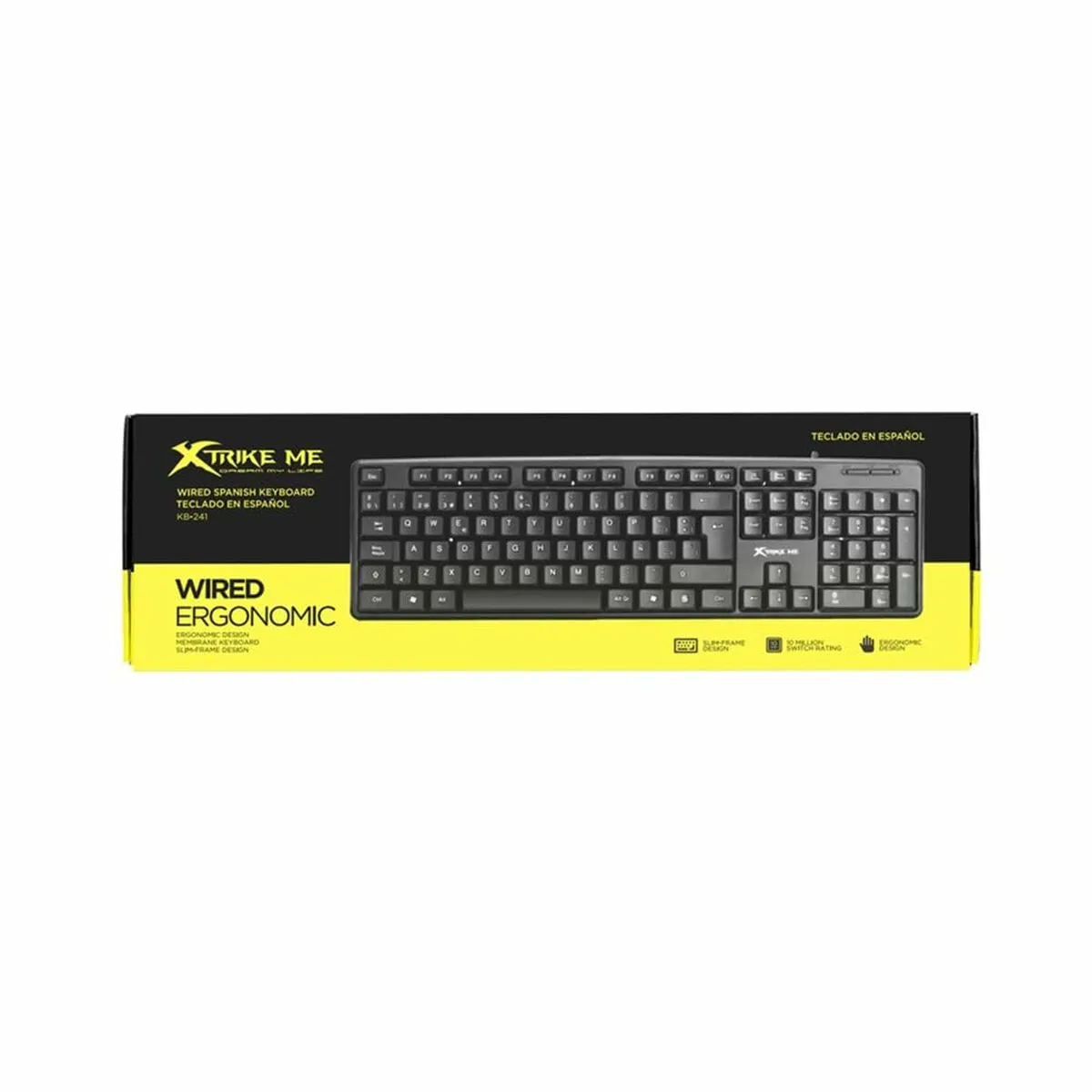 Tastiera Xtrike Me KB241 Qwerty in Spagnolo