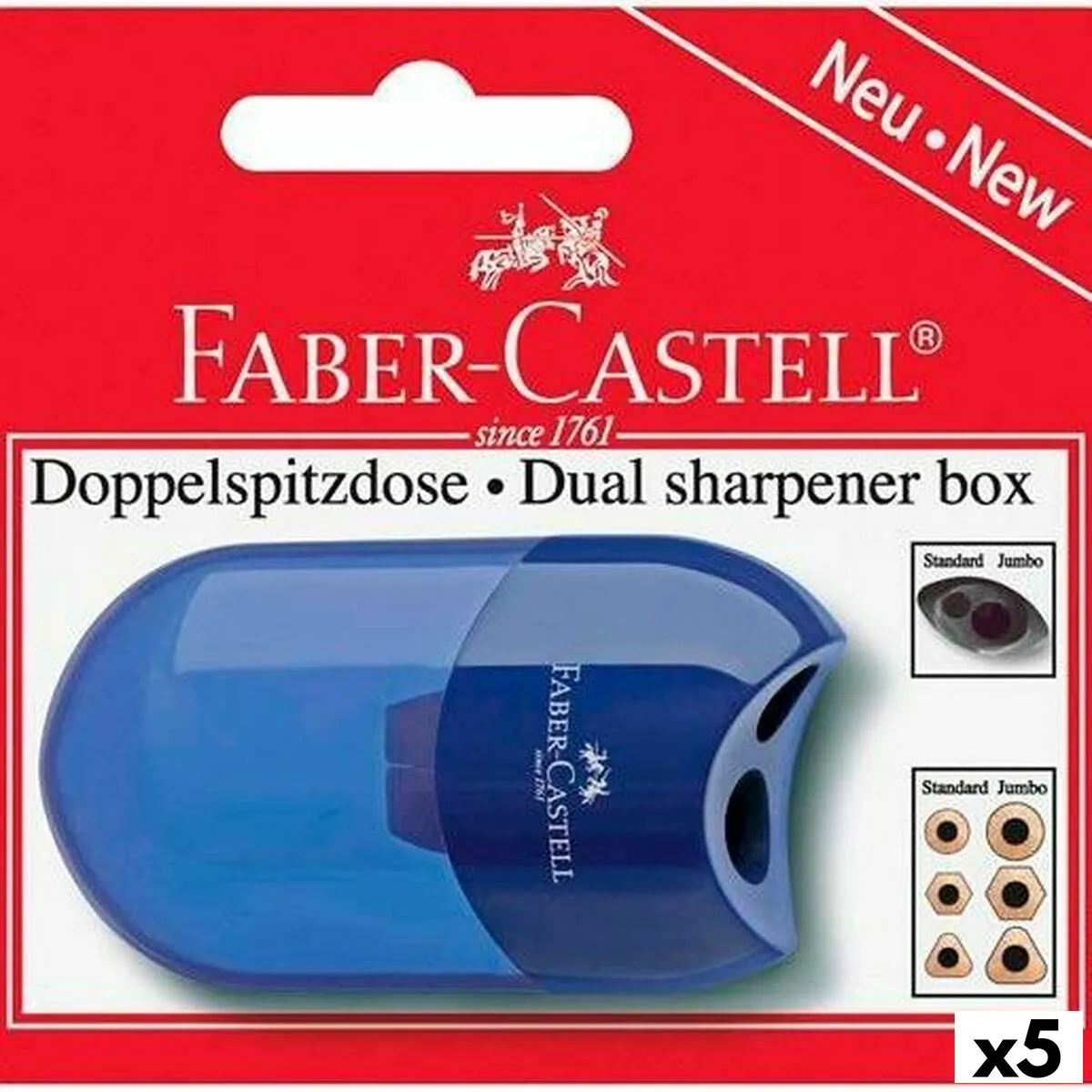 Temperamatite Faber-Castell (5 Unità)