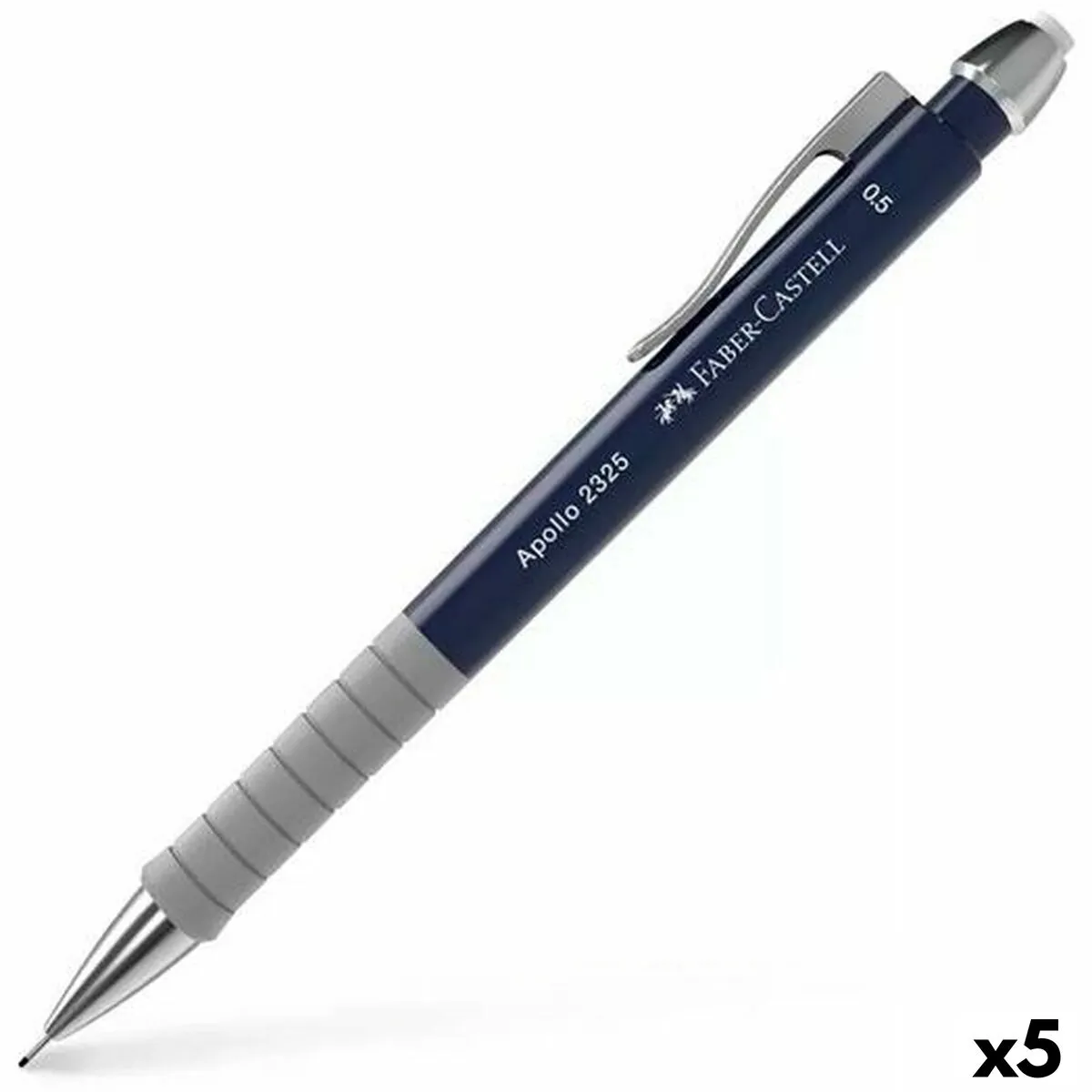 Portamine Faber-Castell Apollo 2325 Blu scuro 0,5 mm (5 Unità)