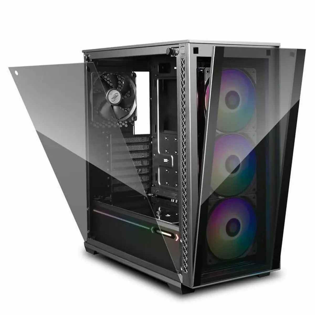 Case computer desktop ATX DEEPCOOL DP-ATX-MATREXX70-BKG0P-3F Nero Multicolore