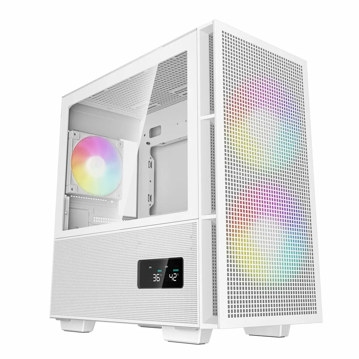 Case computer desktop ATX DEEPCOOL CH360 Bianco