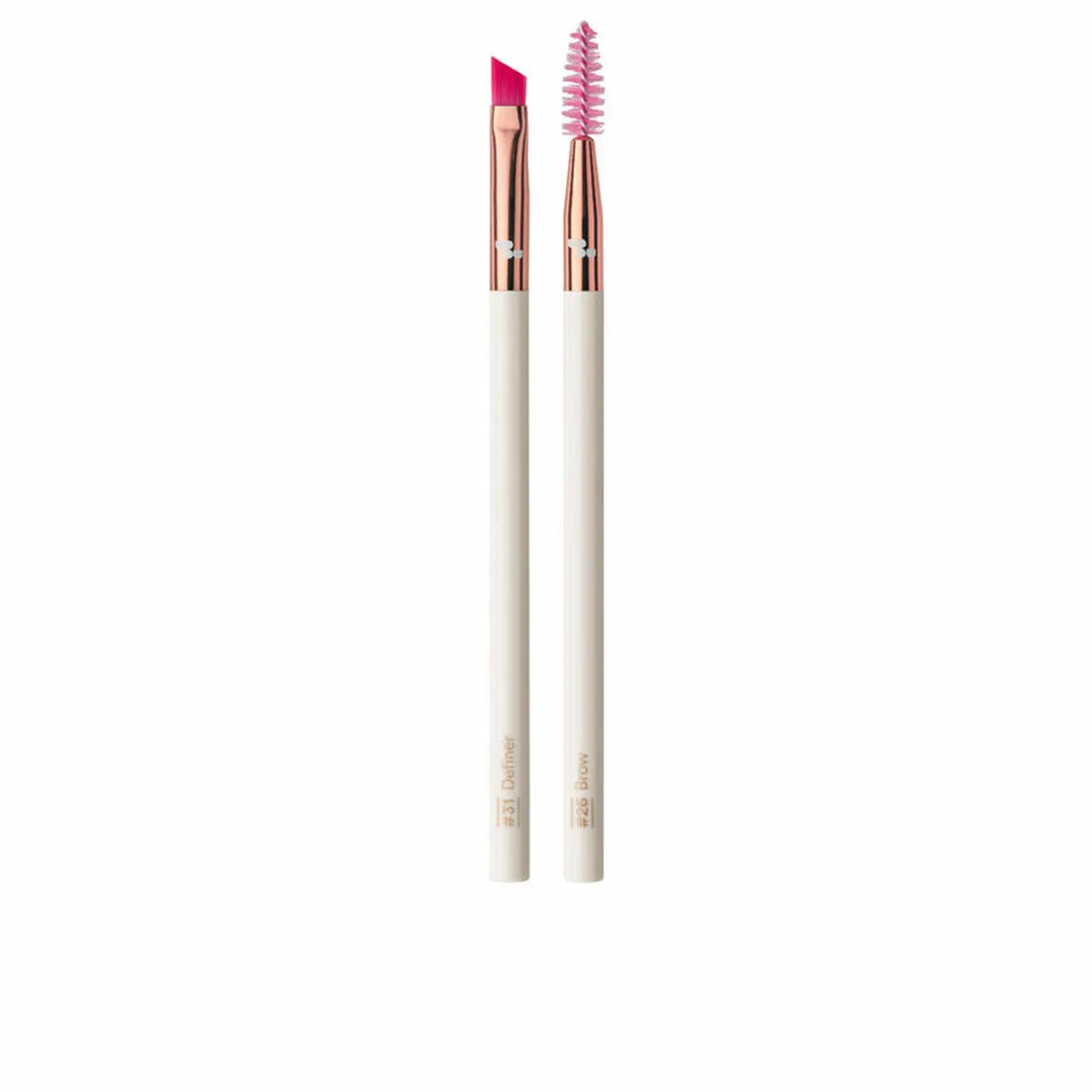 Set di Pennelli per il Trucco Urban Beauty United Brow Babes Sopracciglia 2 Pezzi