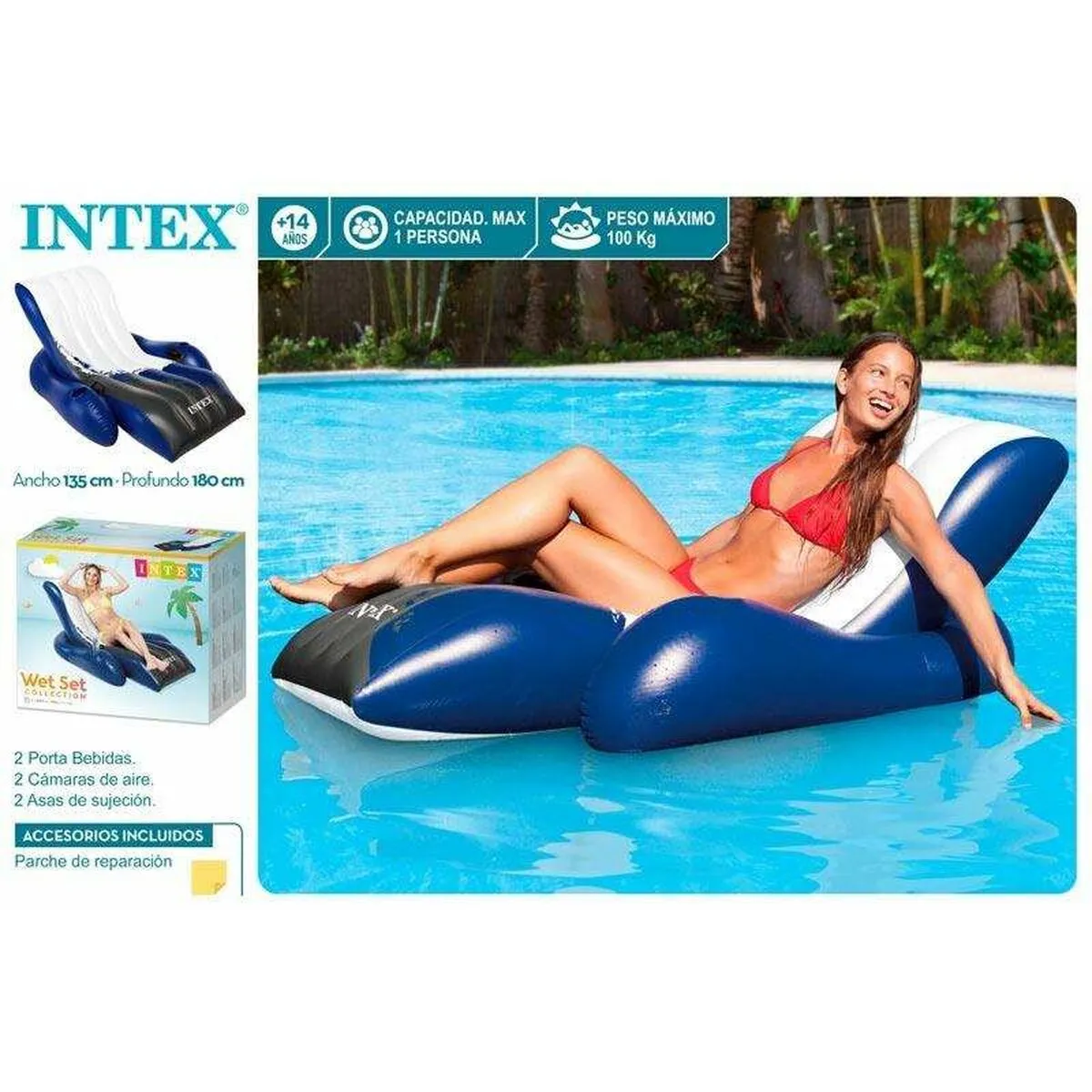 Poltrona da Piscina Gonfiabile Intex