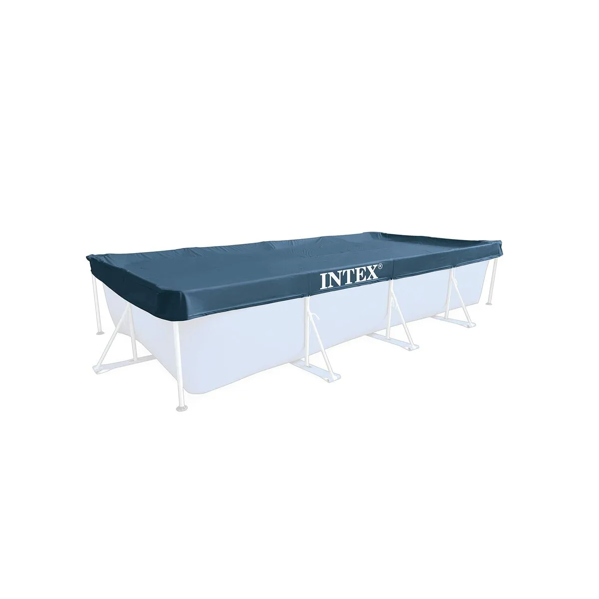 Copertura per piscina Intex 28039 Azzurro Grigio Blu Marino 4,5 m