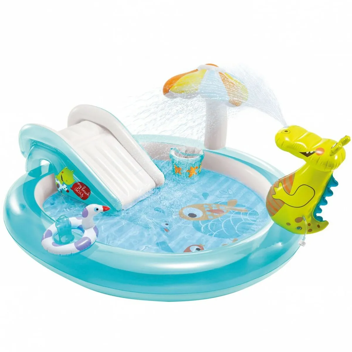 Piscina Gonfiabile per Bambini Intex Gator Play Center         201 x 84 x 17 cm  