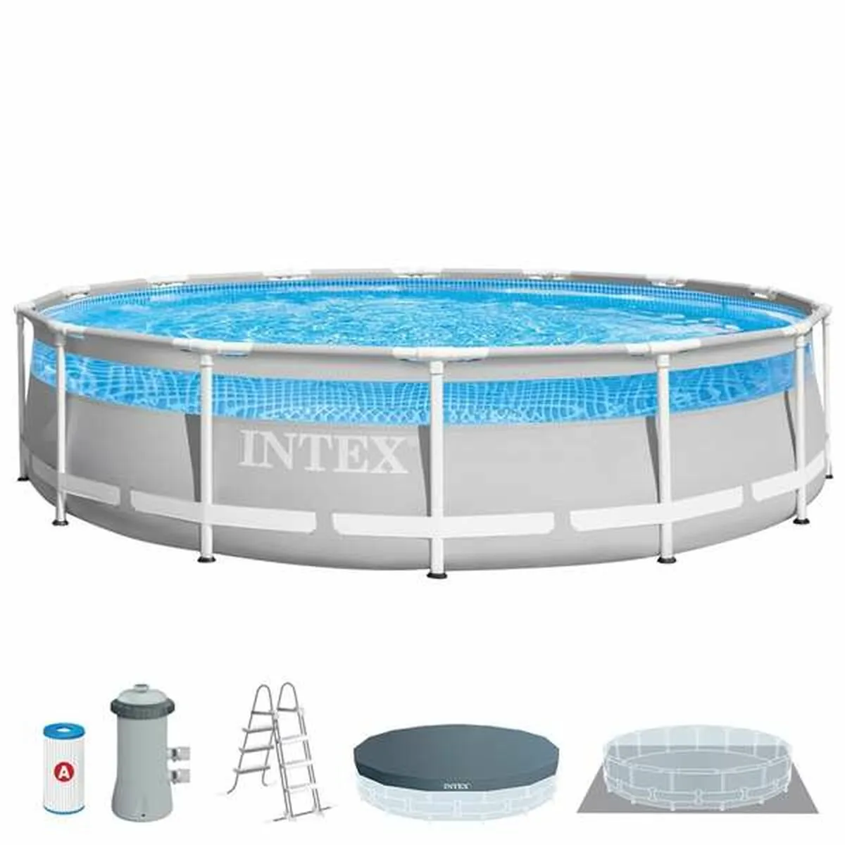 Piscina Smontabile Colorbaby Clearview Prism Frame 427 x 107 cm