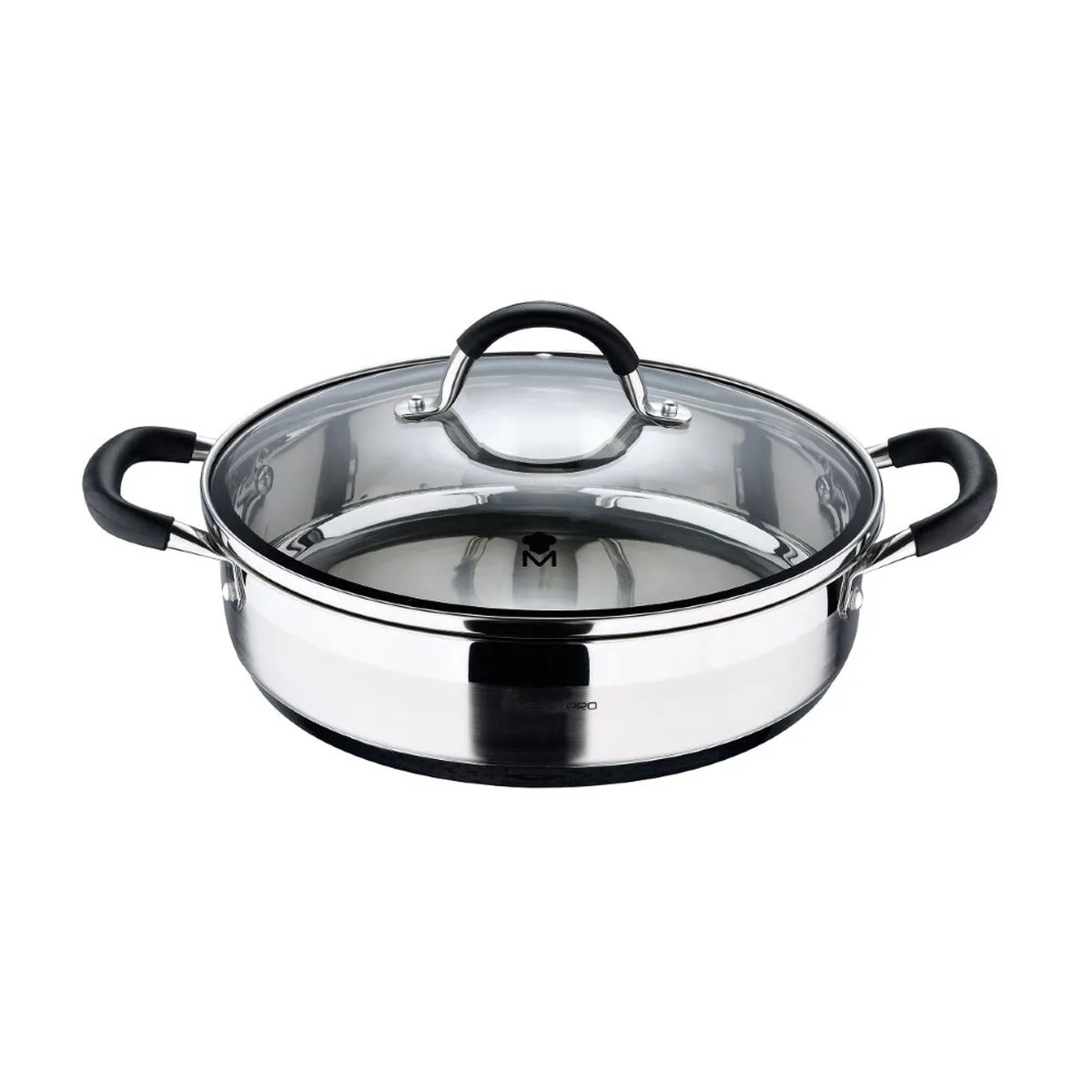 Casseruola con coperchio Masterpro 3,8 L (28 x 7 cm)