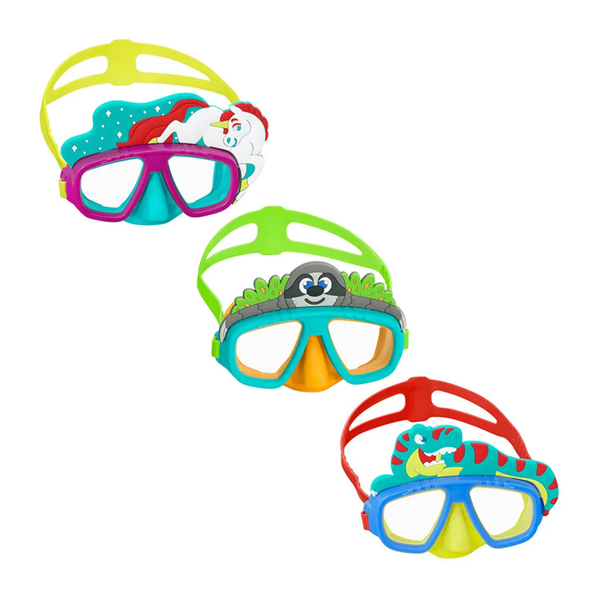 Maschera da immersione Bestway Per bambini Multicolore