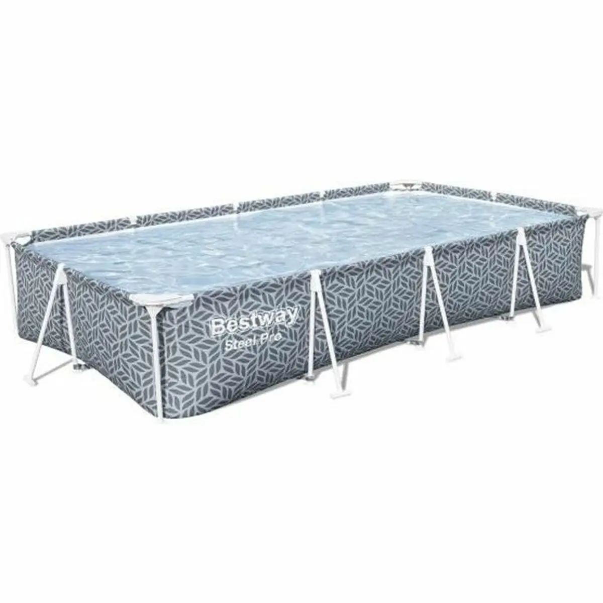 Piscina Gonfiabile Bestway Steel Pro Azzurro Grigio