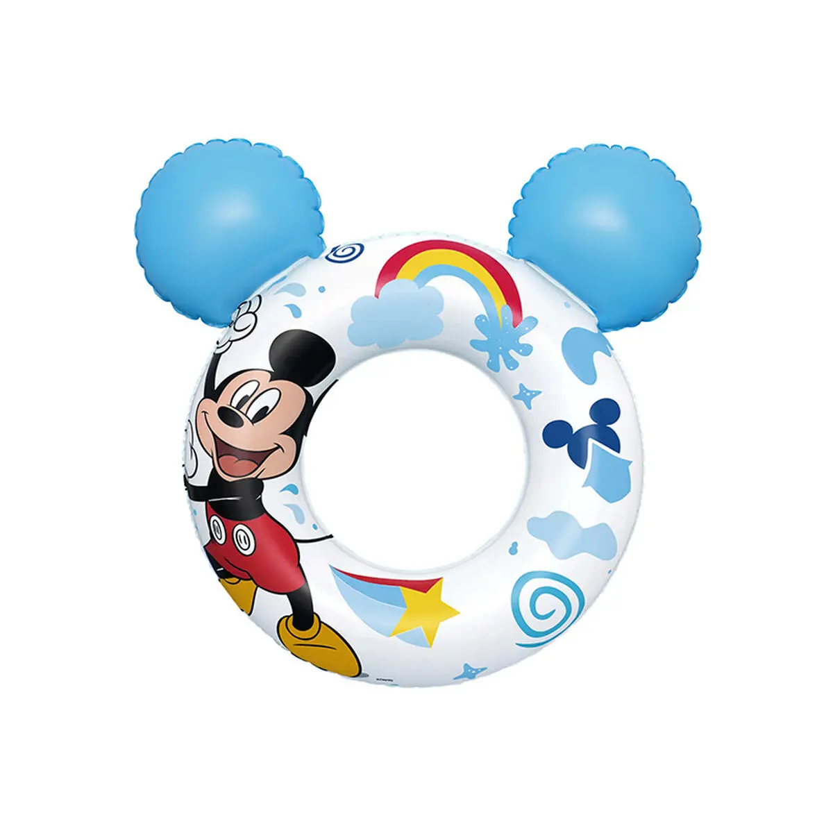 Salvagente Gonfiabile Bestway Mickey Mouse 74 x 76 cm Azzurro Bianco