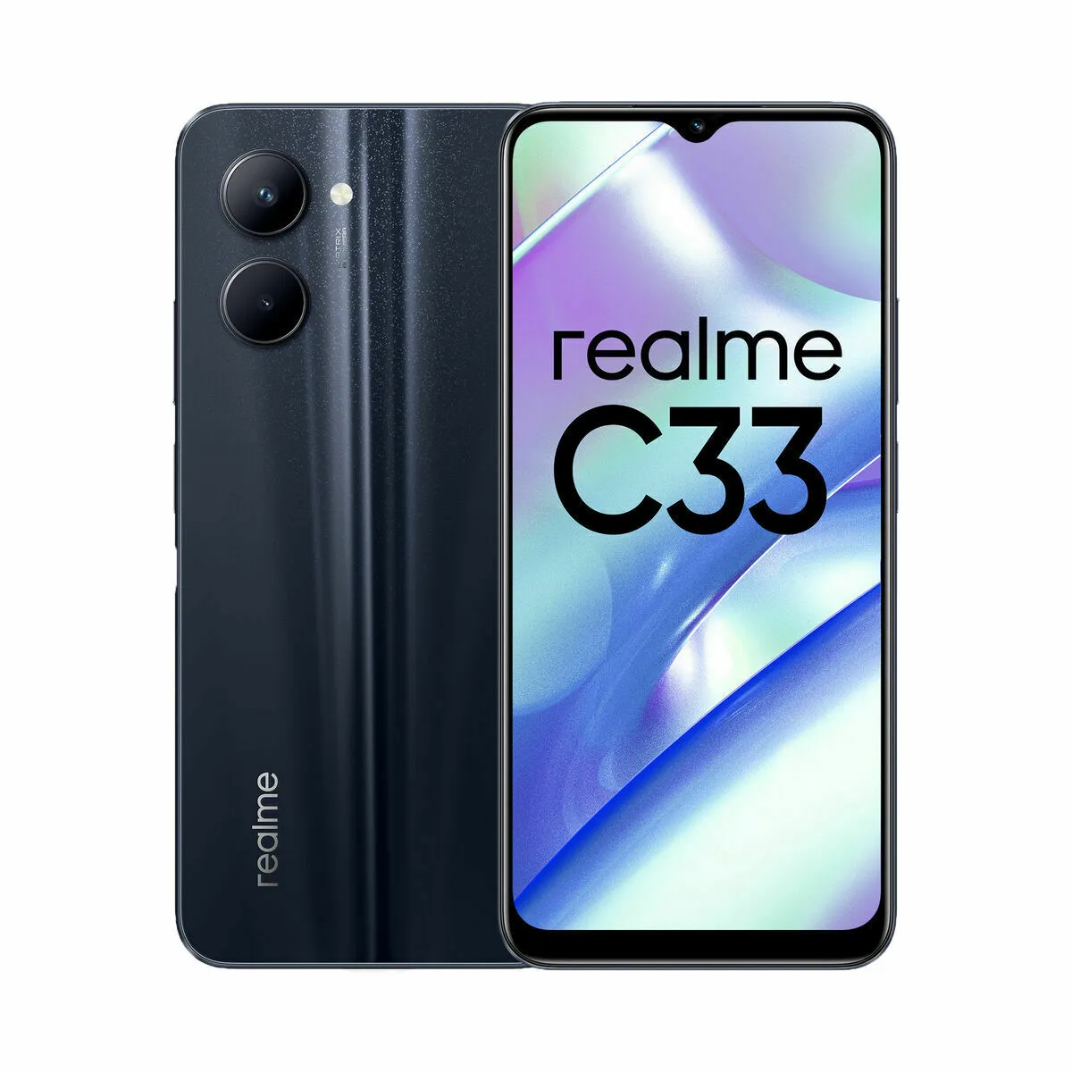 Smartphone Realme C33 Nero 128 GB 4 GB RAM Unisoc