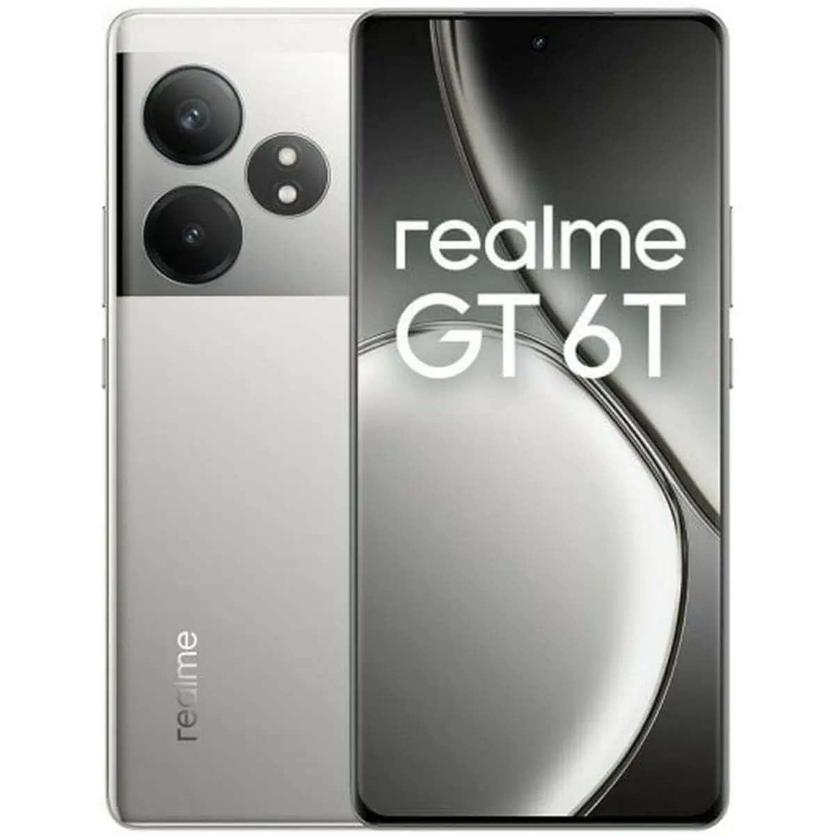 Smartphone Realme Realme GT 6T 8 GB RAM 256 GB Argentato Acciaio