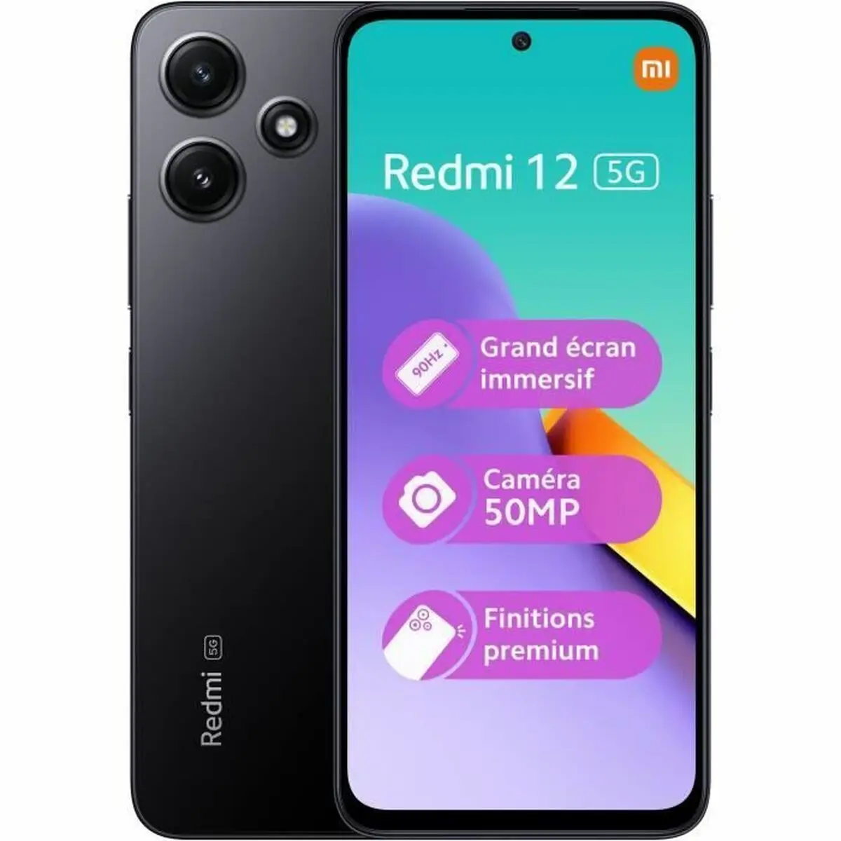 Smartphone Xiaomi REDMI 12 5G 4-128 BK 6,8" 4 GB RAM 128 GB Nero