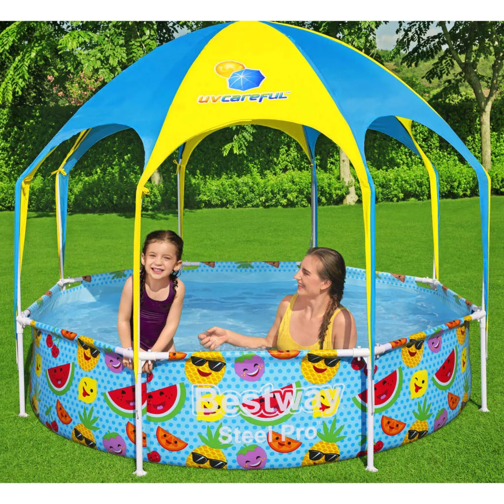 Bestway Piscia Fuoriterra per Bambini Steel Pro UV Careful 244x51 cm