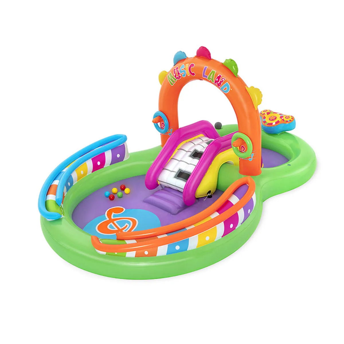 Piscina per bambini Bestway Parco giochi Musicale 295 x 190 x 137 cm