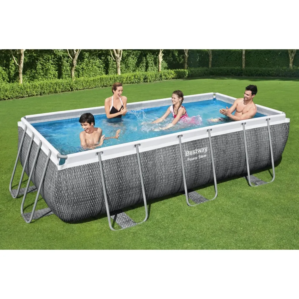 Bestway Set Piscina Power Steel 404x201x100 cm