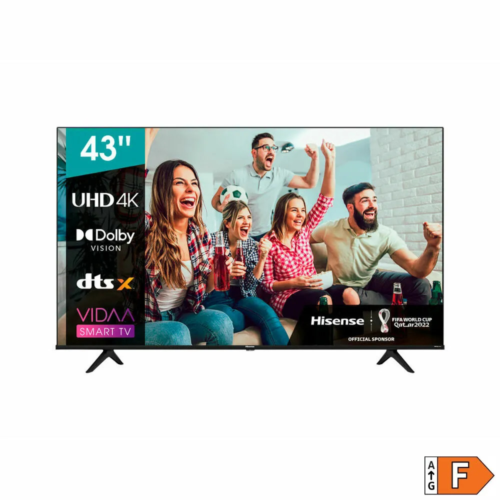 Televisione Hisense 6942147474396 43" 4K UHD WIFI 4K Ultra HD LED