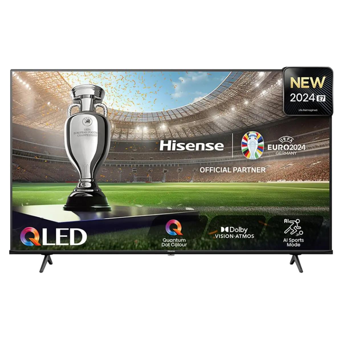 Smart TV Hisense 50E77NQ      50 50" 4K Ultra HD LED HDR D-LED QLED