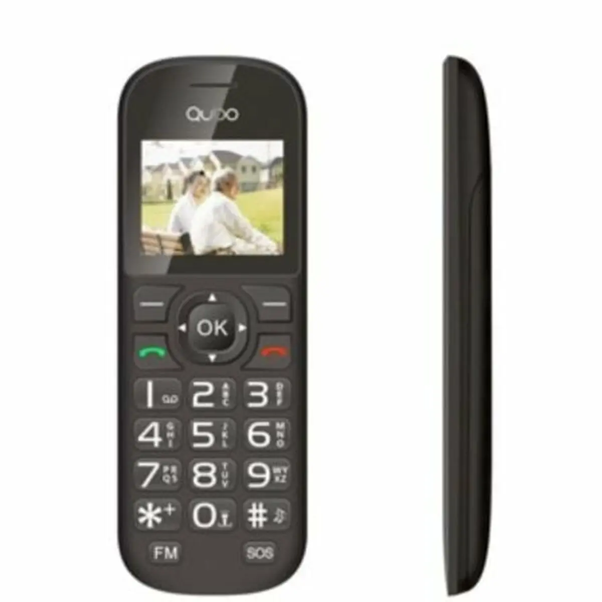 Cellulare per anziani Qubo D-1803BK Nero