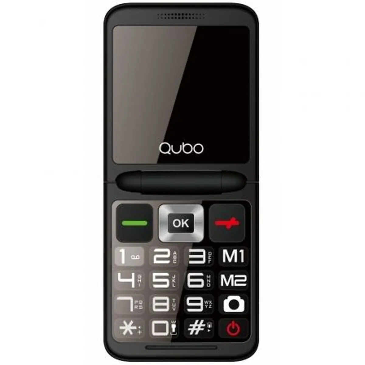 Cellulare per anziani Qubo X-10BK 32 MB RAM 2,4"