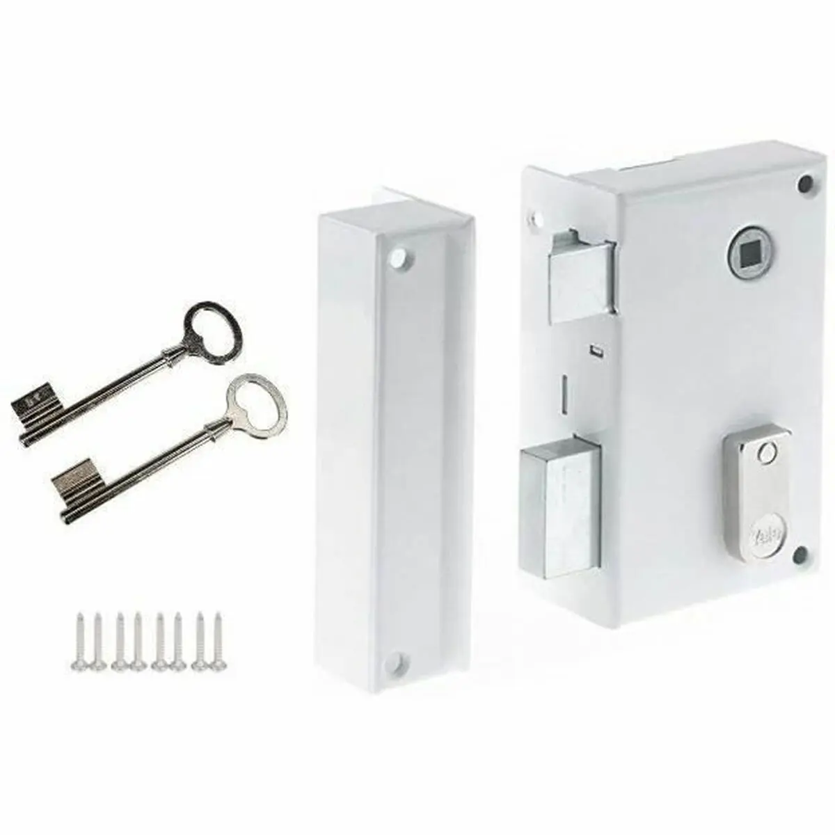 Serratura Yale YAV37G 12,5 x 7 x 18 Bianco Acciaio Porte