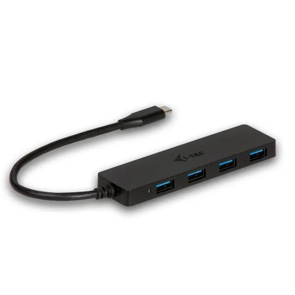 USB 3.1 TYPE C SLIM 4 PORT-BK