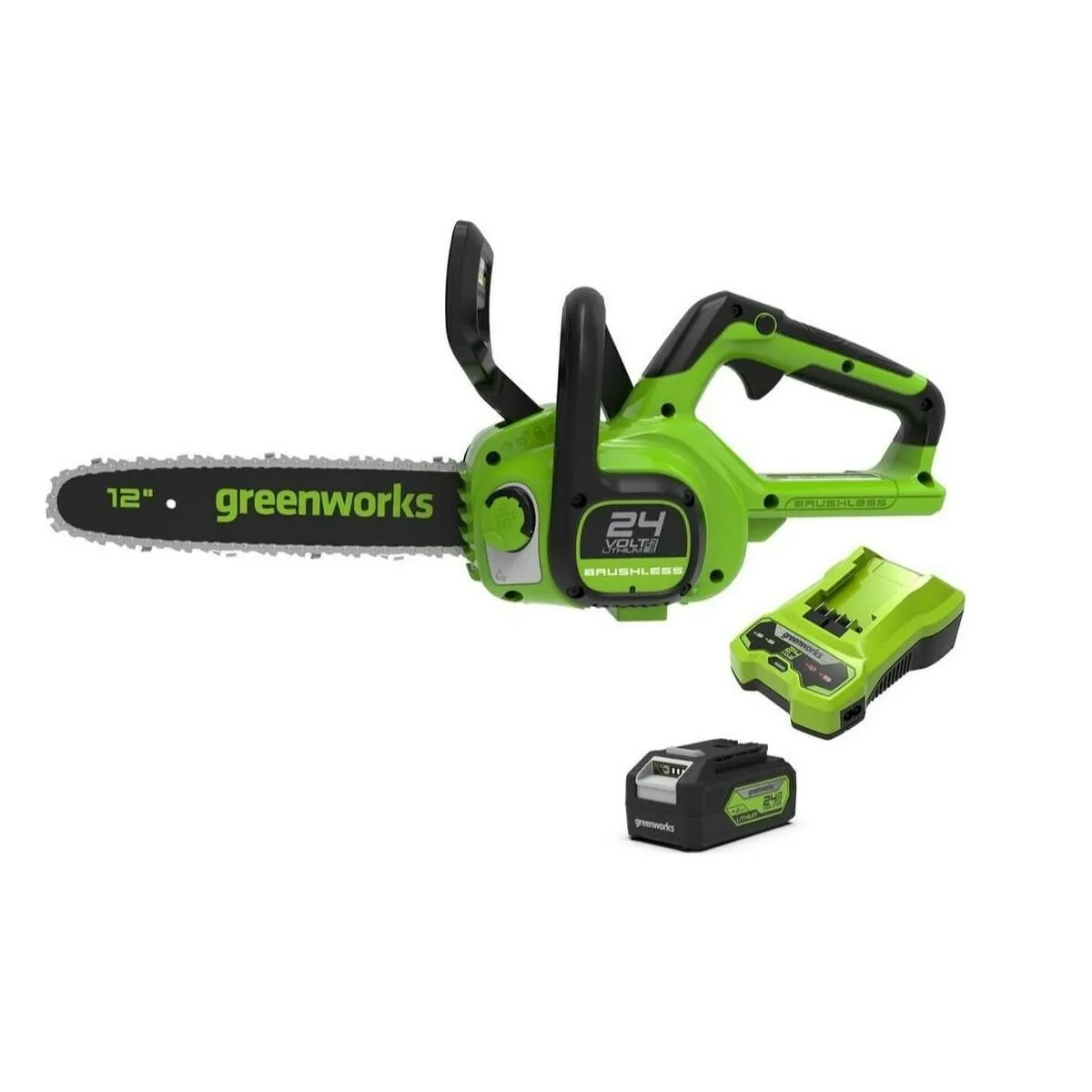 Motosega a batteria Greenworks GD24CS30K4 (30 cm)