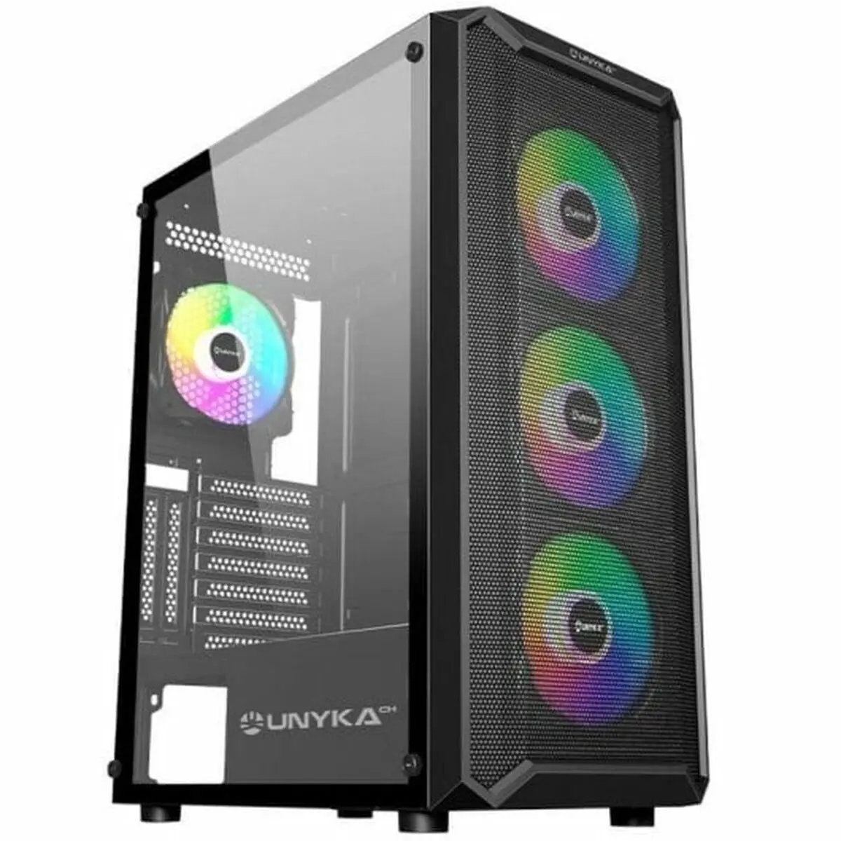 Case computer desktop ATX Unykach Armor 3GEN ARGB ATX Nero