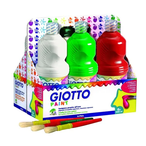 CF6SCHOOLPACK GIOTTO TEMPERA  1000M