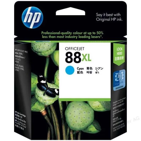 HP N88XL CIANO. INK VIVERA 10 ML